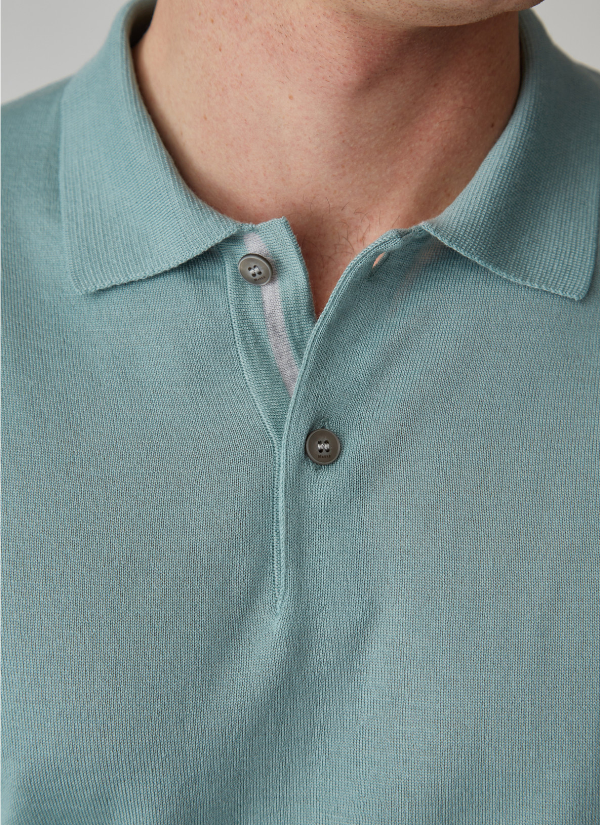 Pullover Polo 1/2 Arm,o.Arm, Spearmint Detailansicht 2