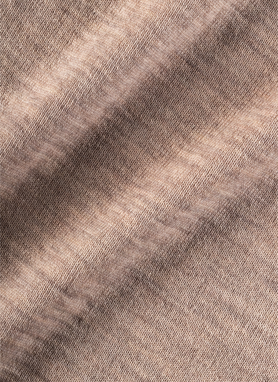 Pullover Polo 1/2 Arm Creme Frontansicht