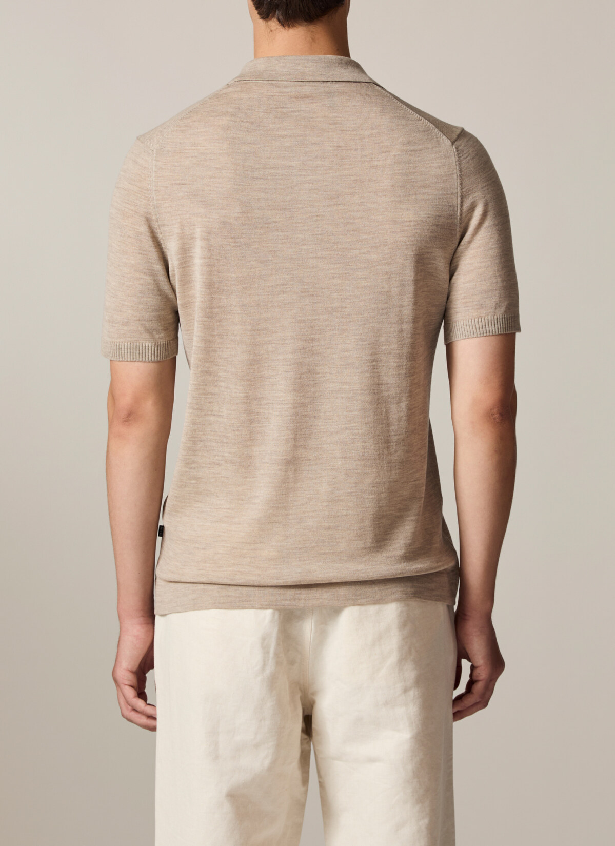 Pullover Polo 1/2 Arm, Beach Rückansicht