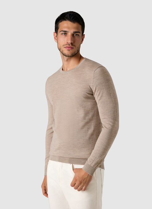 Pullover Rundhals 1/1 Arm width=
