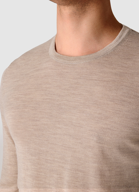 Pullover Rundhals 1/1 Arm width=