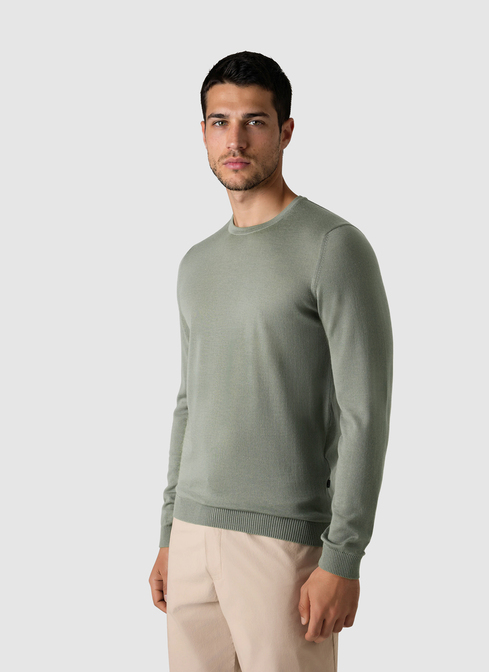 Pullover Rundhals 1/1 Arm width=