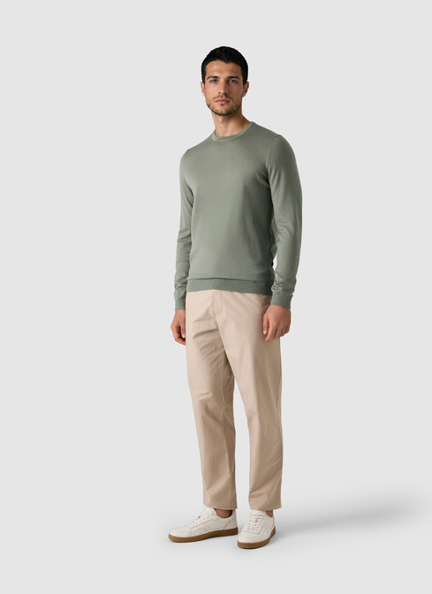 Pullover Rundhals 1/1 Arm width=
