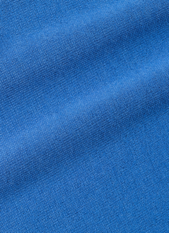 Pullover Rundhals 1/1 Arm Medium Blue Frontansicht