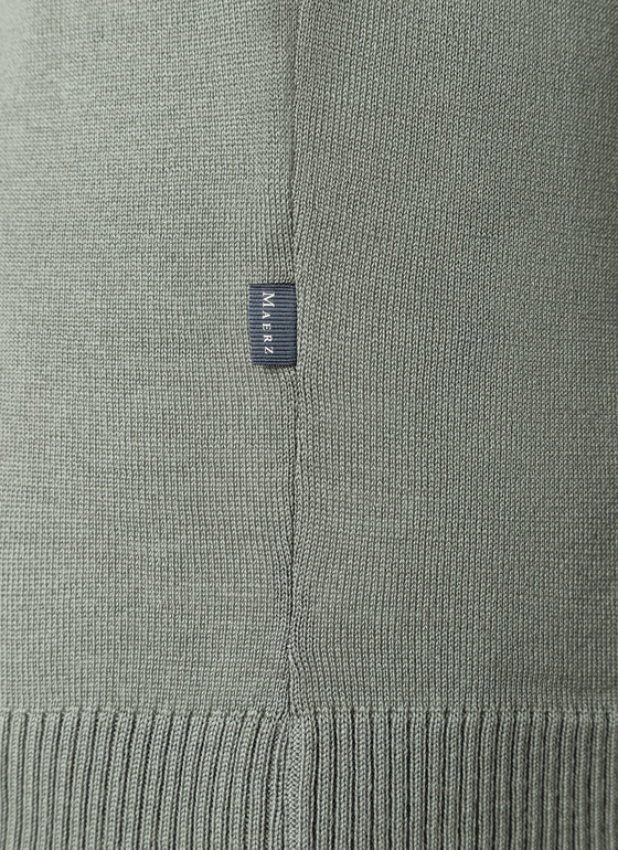 Pullover Rundhals 1/1 Arm Foggy Teal Frontansicht