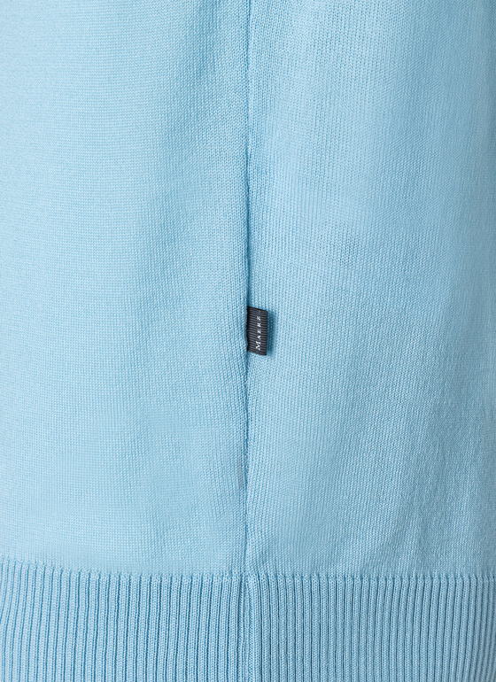 Pullover Rundhals 1/1 Arm Ocean Aqua Frontansicht