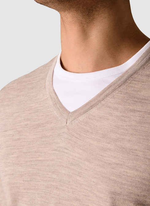 Pullover V-Ausschnitt 1/1 Arm width=