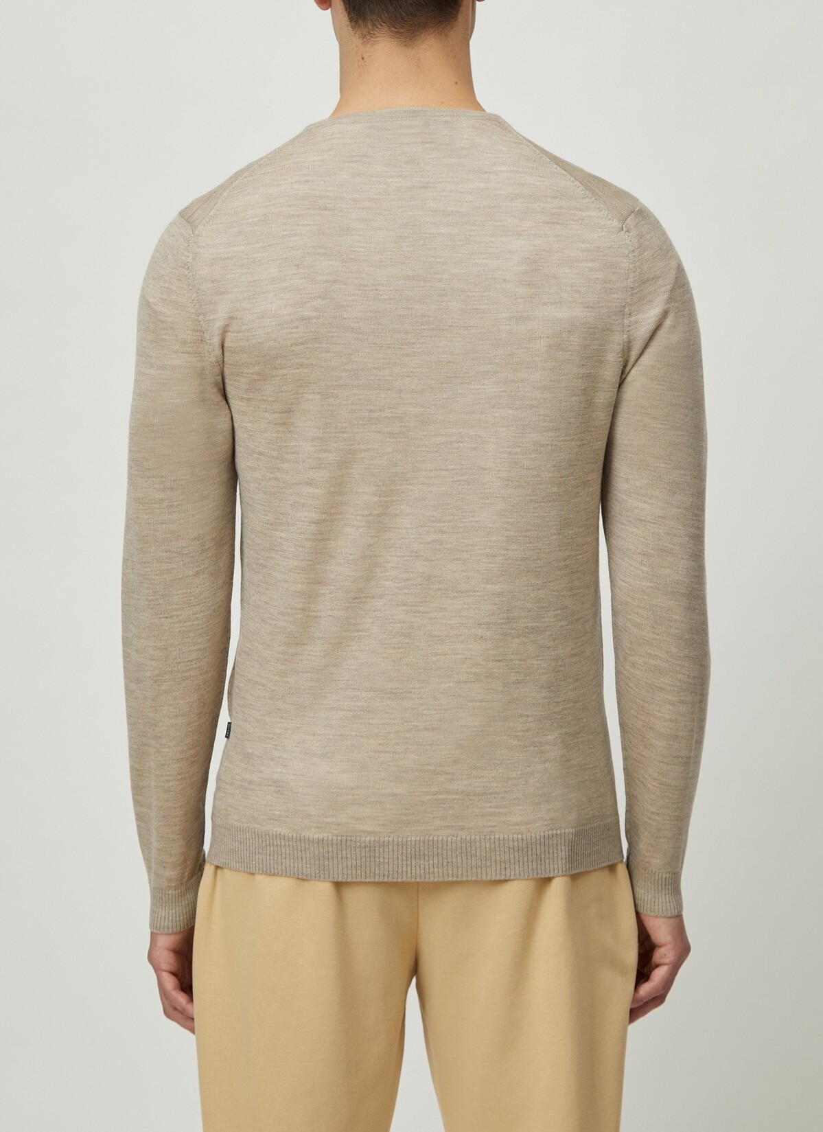 Pullover V-Ausschnitt 1/1 Arm, Sea Shell Rückansicht