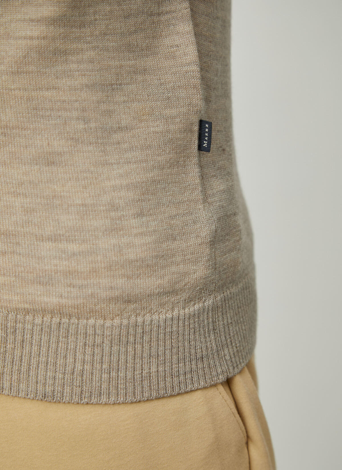 Pullover V-Ausschnitt 1/1 Arm, Sea Shell Detailansicht 2