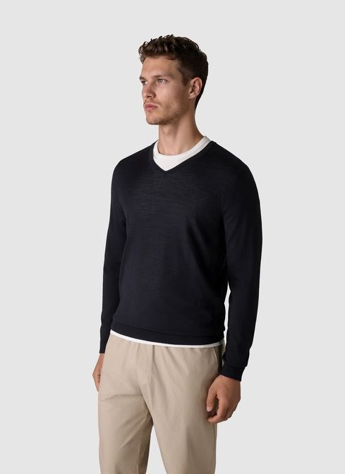 Pullover V-Ausschnitt 1/1 Arm width=