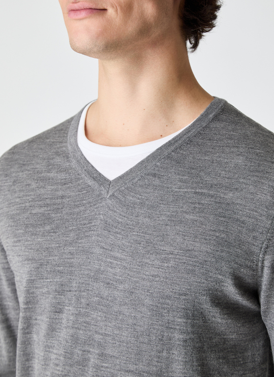 Pullover V-Ausschnitt 1/1 Arm Gresh Frontansicht