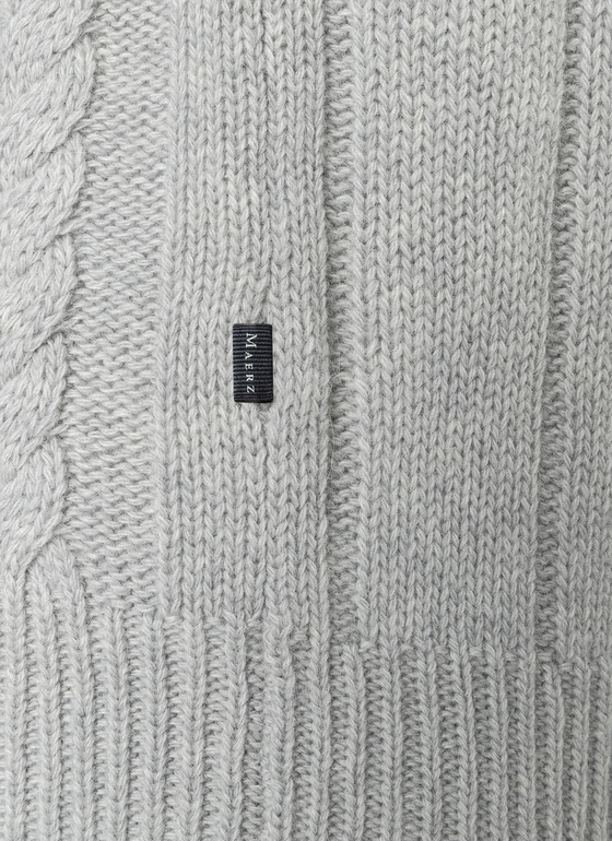 Pullover Rundhals 1/1 Arm Shark Skin Frontansicht