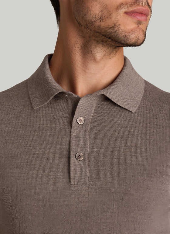 Pullover Rollkragen 1/1 Arm Brownie Frontansicht