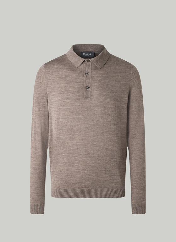 Pullover Rollkragen 1/1 Arm Brownie Frontansicht