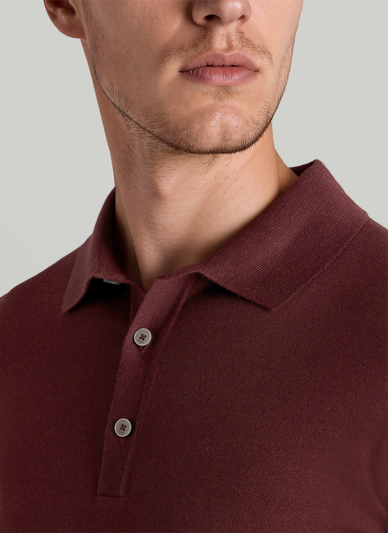 Pullover Rollkragen 1/1 Arm Barolo Wine Frontansicht
