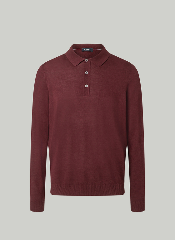 Pullover Rollkragen 1/1 Arm Barolo Wine Frontansicht