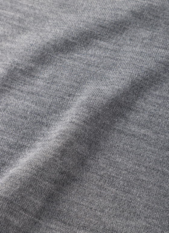 Pullover Rollkragen 1/1 Arm Shark Skin Frontansicht