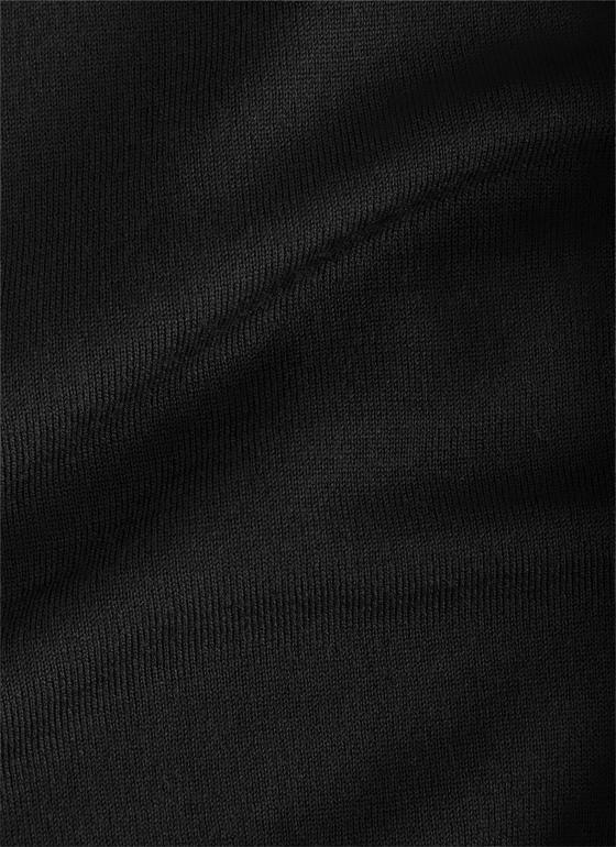 Pullover Rollkragen 1/1 Arm Black Frontansicht