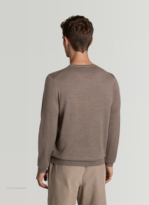 Pullover Rundhals 1/1 Arm width=