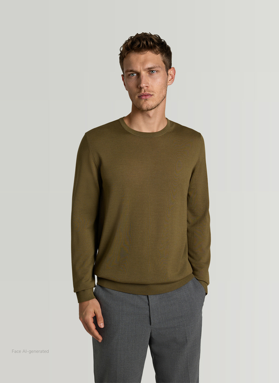 Pullover Rundhals 1/1 Arm Fresh Herbs Frontansicht