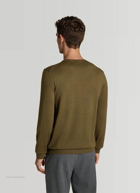 Pullover Rundhals 1/1 Arm width=