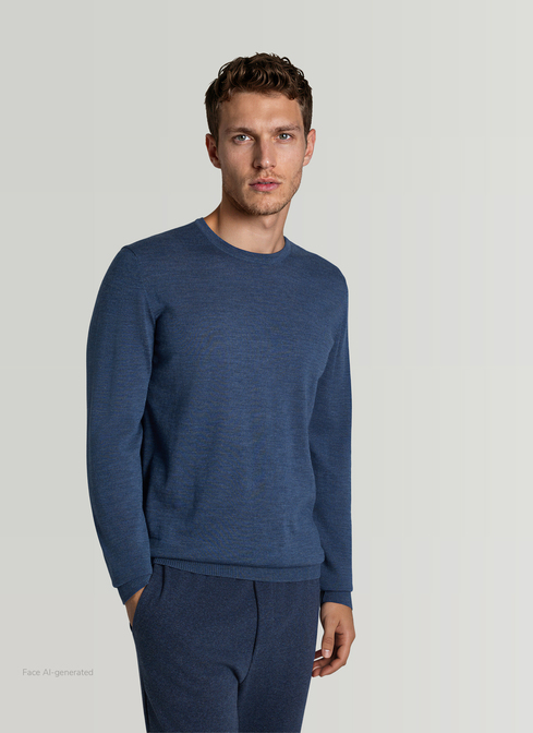 Pullover Rundhals 1/1 Arm width=