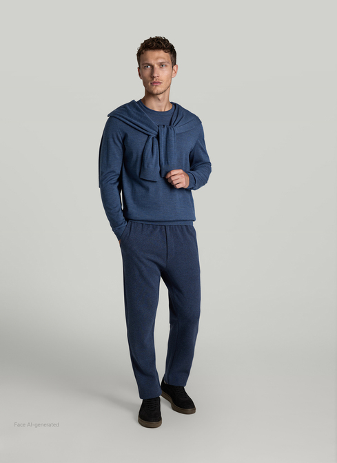 Pullover Rundhals 1/1 Arm width=