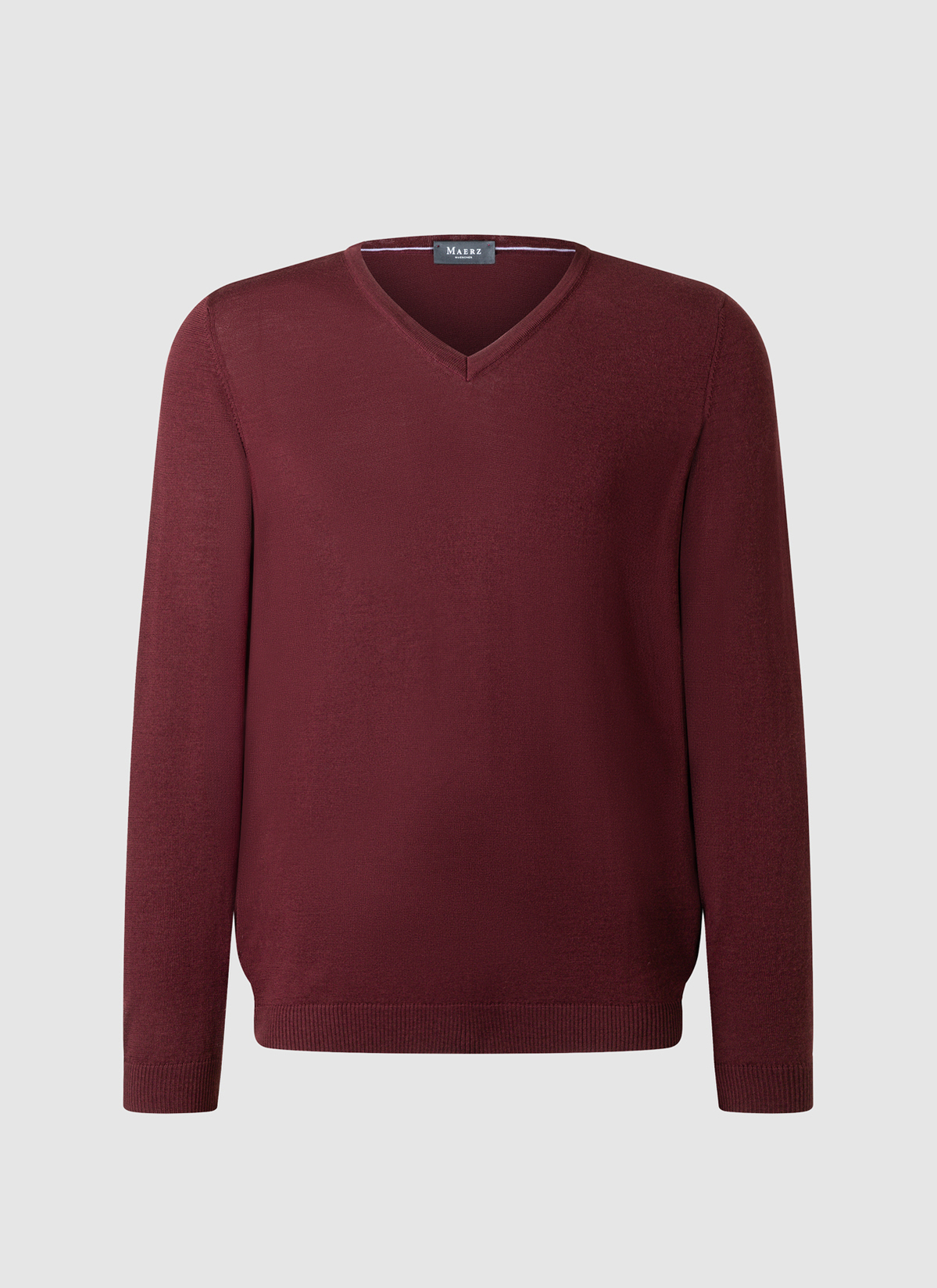 Pullover V-Ausschnitt 1/1 Arm, Barolo Wine
