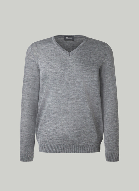 Pullover V-Ausschnitt 1/1 Arm width=