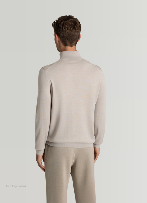 Pullover Rollkragen 1/1 Arm width=