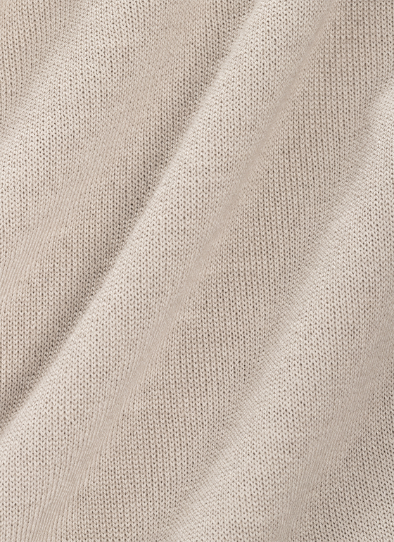 Pullover Rollkragen 1/1 Arm Mascarpone Cream Frontansicht