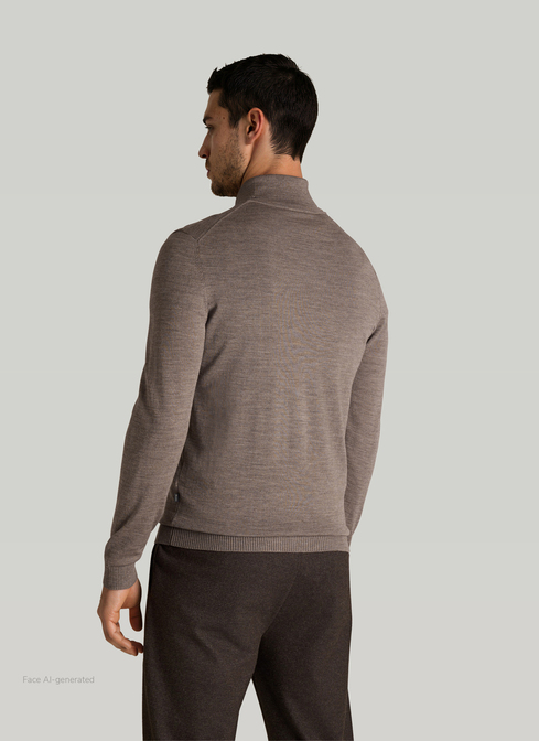 Pullover Rollkragen 1/1 Arm width=