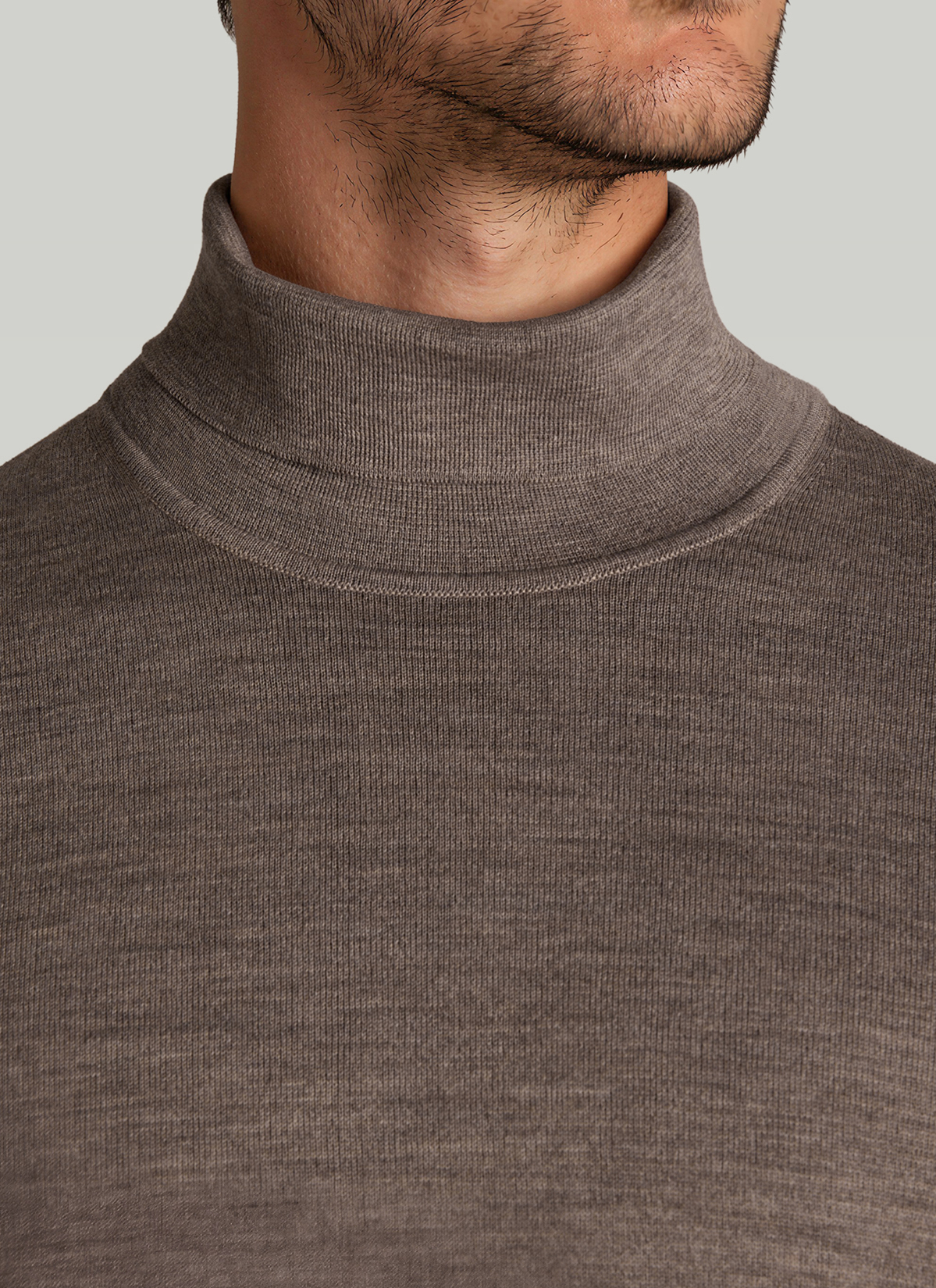 Pullover Rollkragen 1/1 Arm, Brownie Detailansicht 1