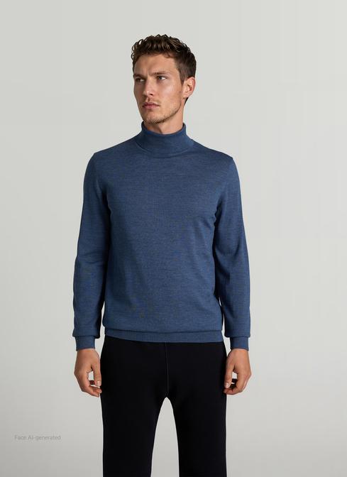 Pullover Rollkragen 1/1 Arm width=