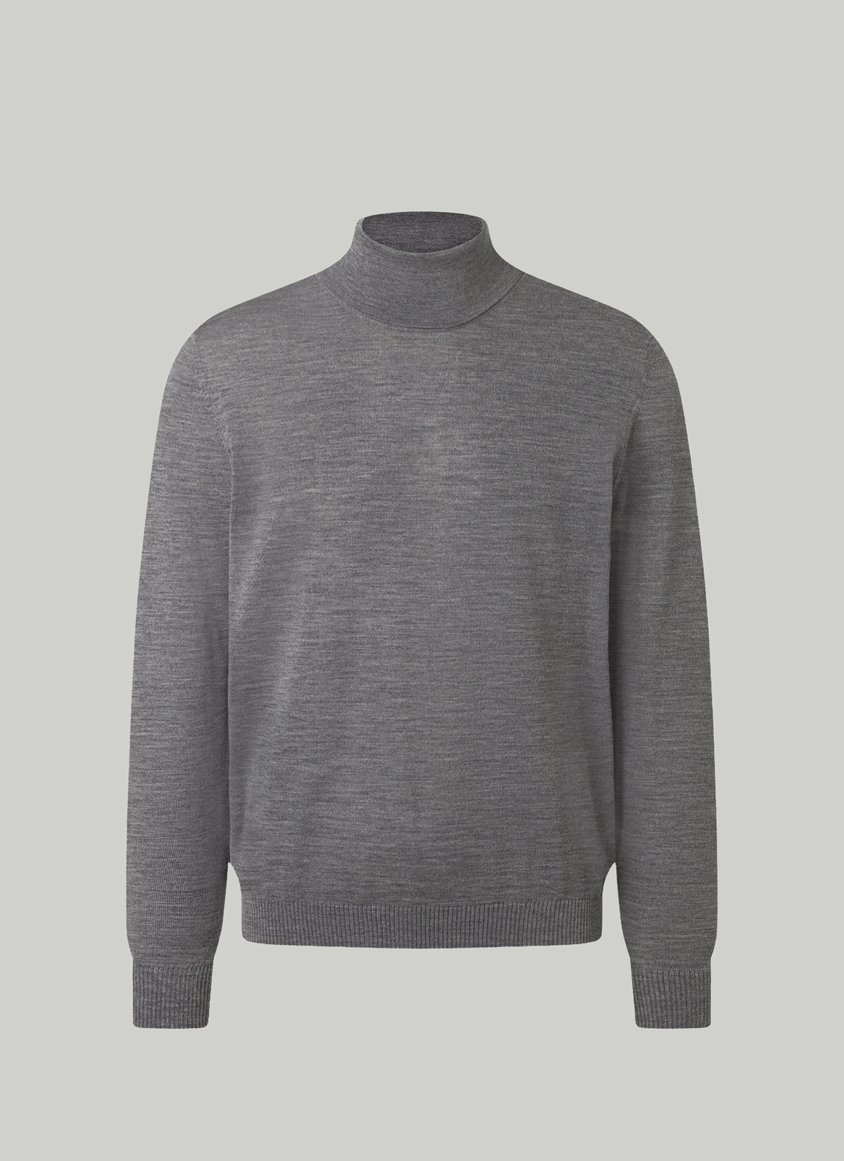 Pullover Rollkragen 1/1 Arm, Shark Skin