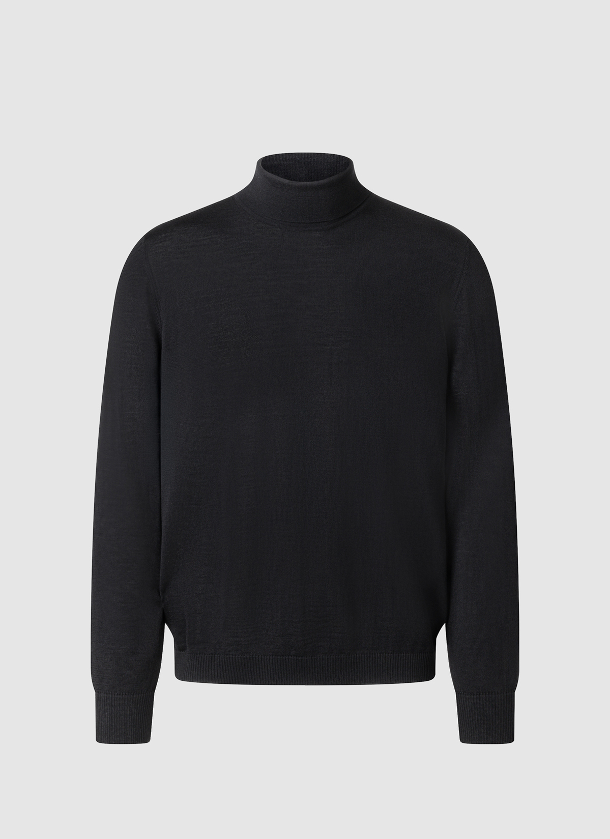 Pullover Rollkragen 1/1 Arm, Black