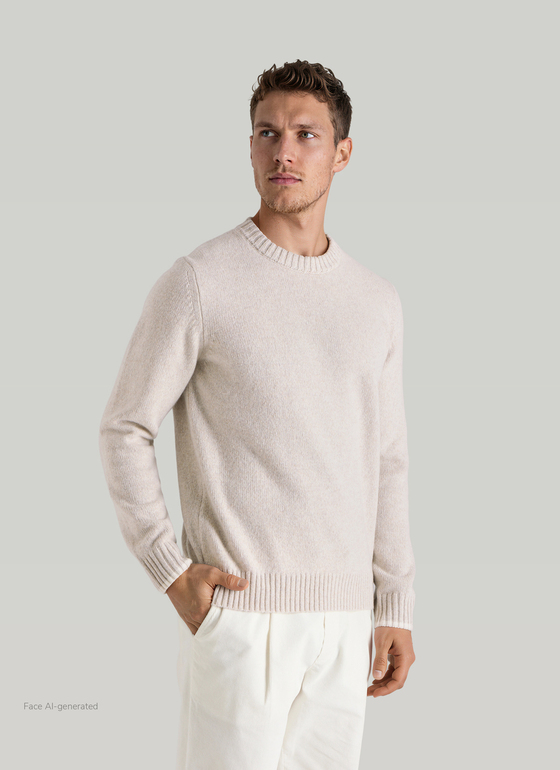 Pullover Rundhals 1/1 Arm Autumn Stone Frontansicht