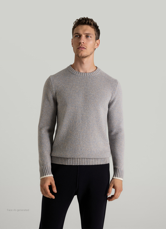 Pullover Rundhals 1/1 Arm Beach Frontansicht