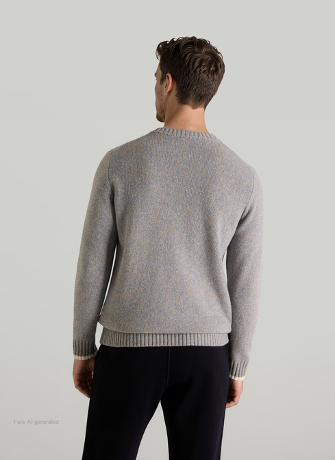 Pullover Rundhals 1/1 Arm width=