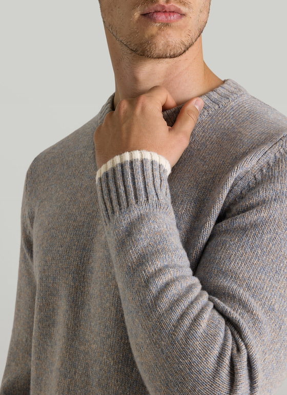 Pullover Rundhals 1/1 Arm Beach Frontansicht
