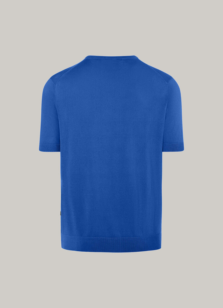 T-Shirt Rundhals 1/2 Arm, Easy Blue Rückansicht