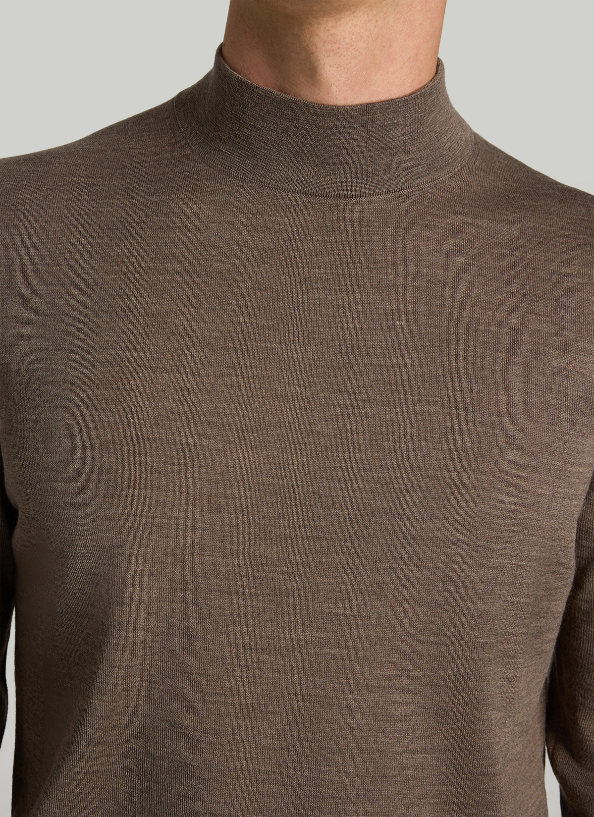 Pullover Rollkragen 1/1 Arm, Brownie Detailansicht 1