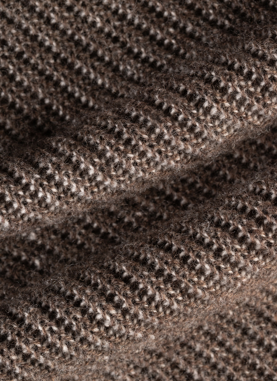 Pullover Troyer 1/1 Arm Brownie Frontansicht