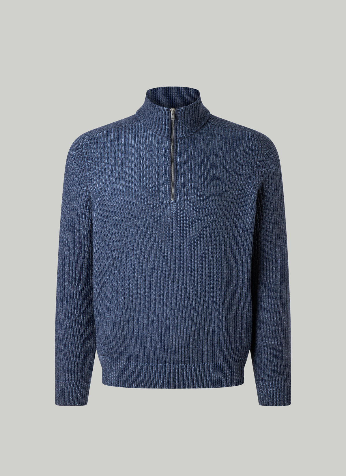 Pullover Troyer 1/1 Arm, Midnight Blue