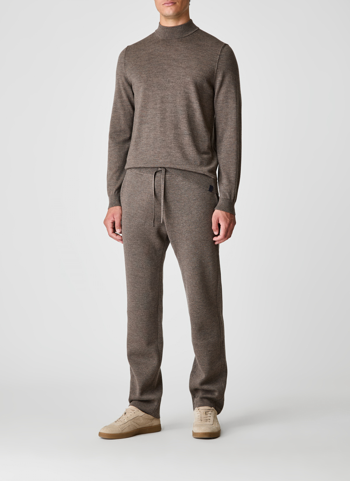 Pullover Stehkragen 1/1 Arm, Hardwood Detailansicht 1