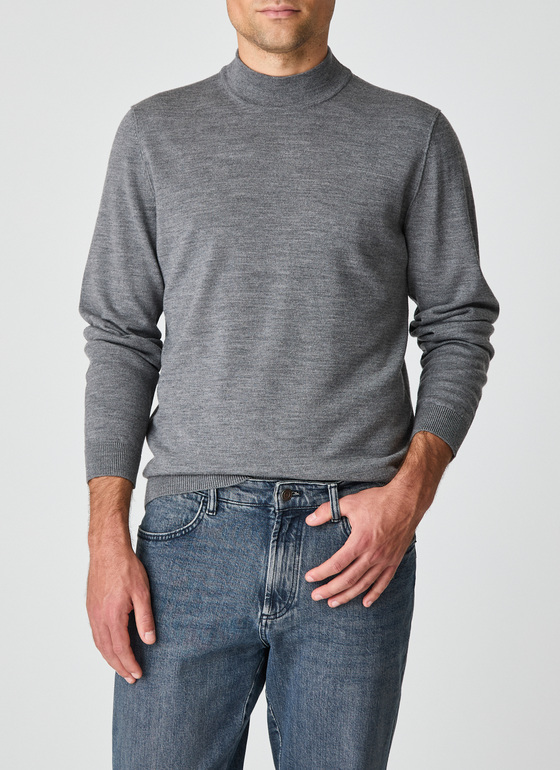 Pullover Stehkragen 1/1 Arm Gresh Frontansicht