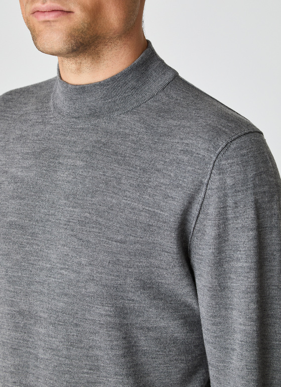 Pullover Stehkragen 1/1 Arm Gresh Frontansicht