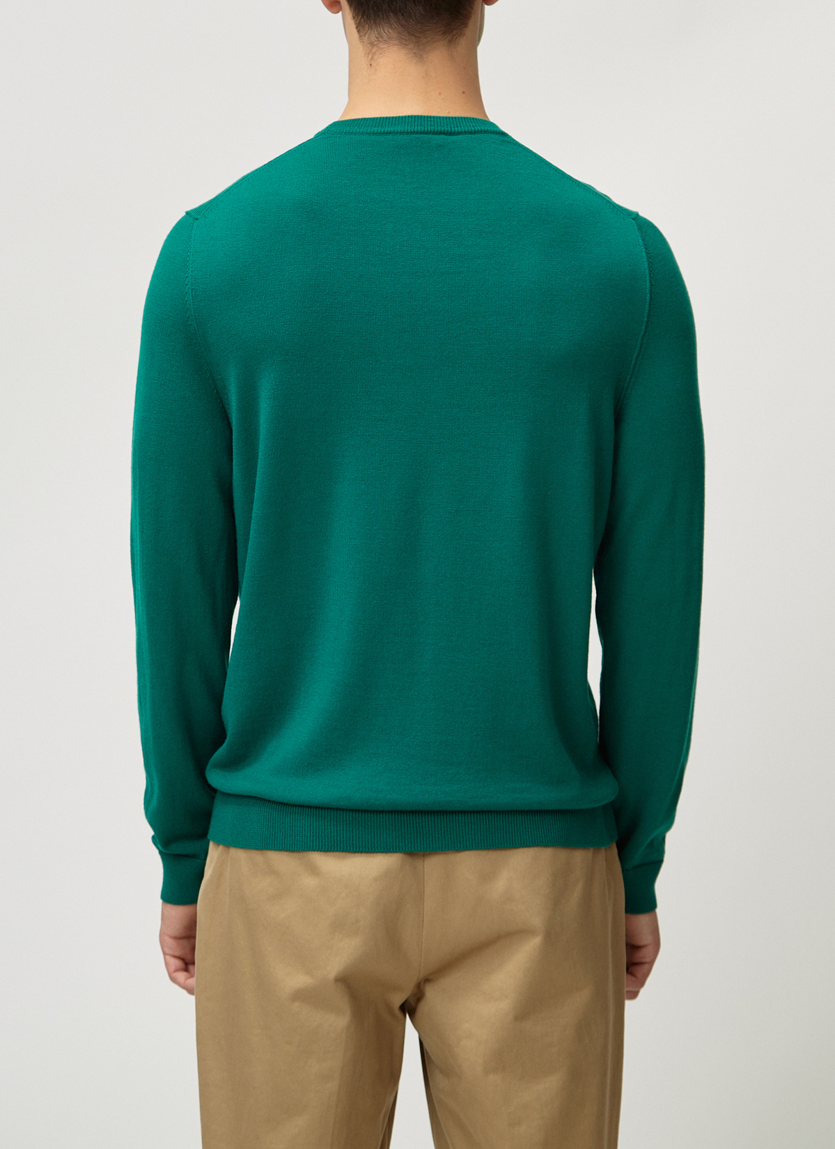 Pullover Rundhals 1/1 Arm, Deep Meadow Rückansicht