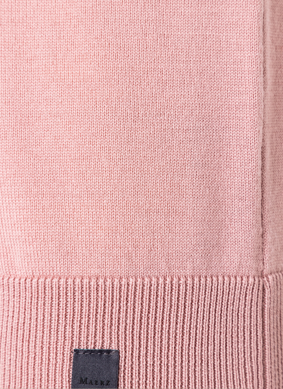 Pullover Rundhals 1/1 Arm Rosé Frontansicht