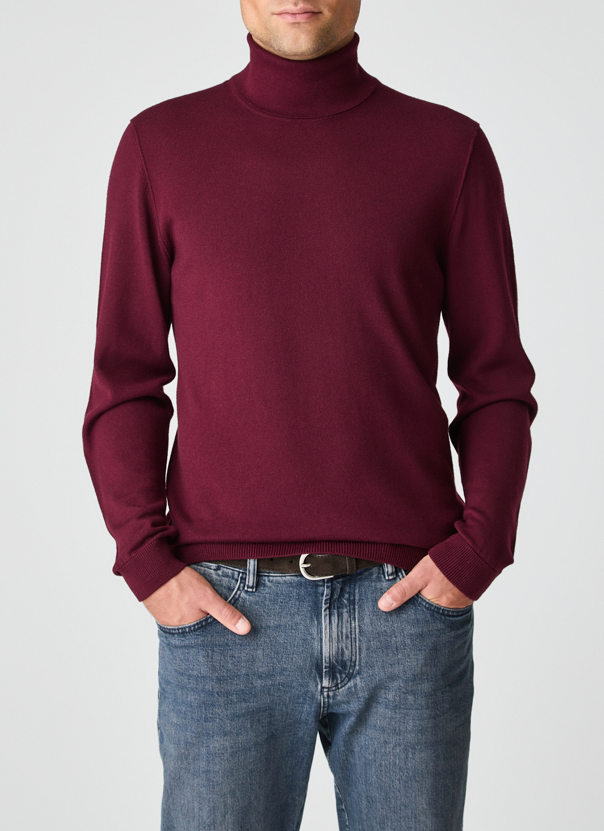 Pullover Rollkragen 1/1 Arm, Barolo Wine Detailansicht 1